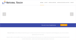 Desktop Screenshot of naturaltouch.fr