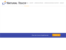 Tablet Screenshot of naturaltouch.fr